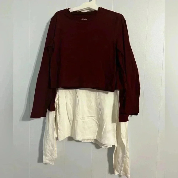 wild fable Tops - Long sleeve crop tops, 6 tops bundle. Size small and medium.